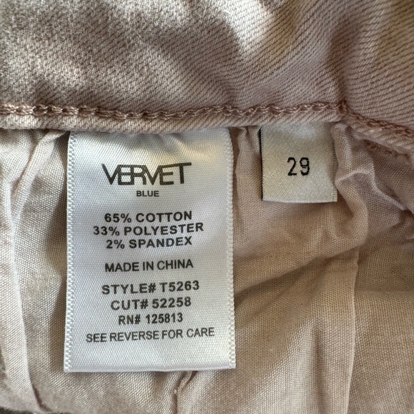 Vervet High Rise Cropped Skinny Jeans women’s size 29 - Picture 5 of 9
